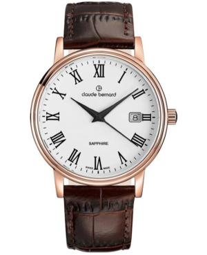 Чоловічий Швейцарський Наручний Годинник CLAUDE BERNARD 53009 37R BR