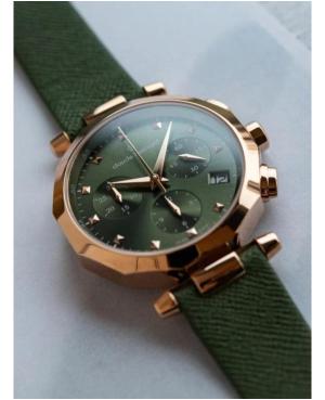 Women Swiss Quartz Watch Chronograph CLAUDE BERNARD 10251 37RCV VIR image 1