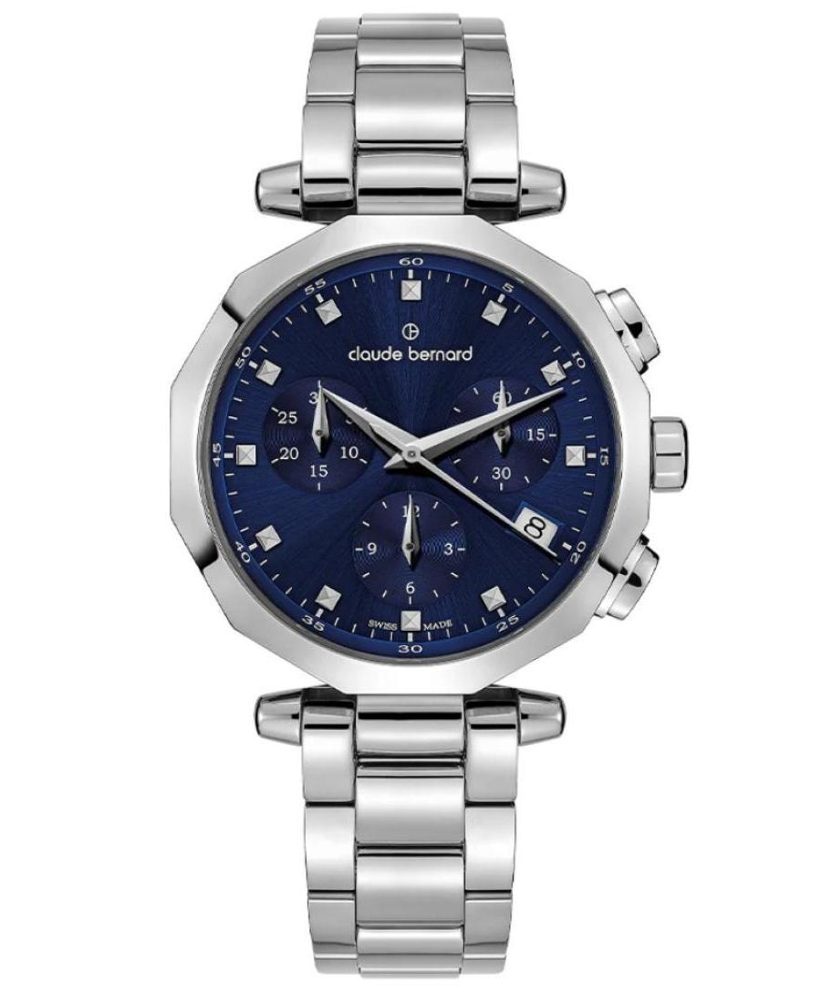 Women Swiss Quartz Watch Chronograph CLAUDE BERNARD 10251 3M BUIN