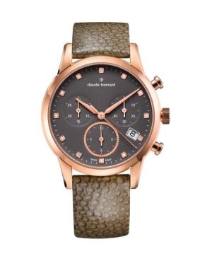 Moteriškas Swiss Kvarcinis Watch Chronograph CLAUDE BERNARD 10231 37R TAPR1