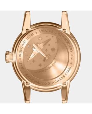 Women Klassisch Swiss Quartz Watch AVIATOR V.1.33.2.251.5 Silver Dial 36mm