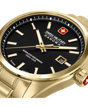 Men Klasické Swiss Quartz Analog Watch SWISS MILITARY HANOWA SMWGH0004110 Černá Dial 41mm image 5