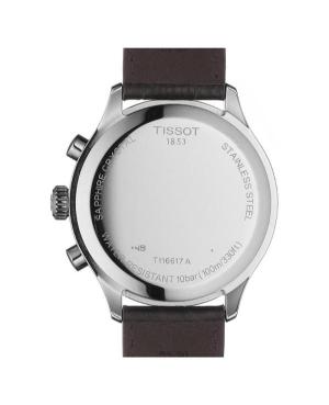 Men Klassisch Quartz Analog Watch Chronograph TISSOT T116.617.16.047.00 Blau Dial 45mm image 2