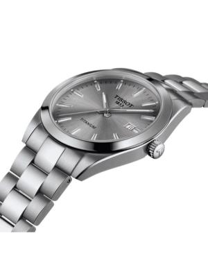 Men Klassisch Swiss Quartz Watch TISSOT T127.410.44.081.00 Silver color Dial 40mm image 2