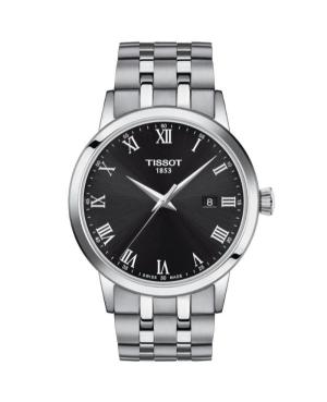 Men Klasické Swiss Quartz Analog Watch TISSOT T129.410.11.053.00 Černá Dial 42mm