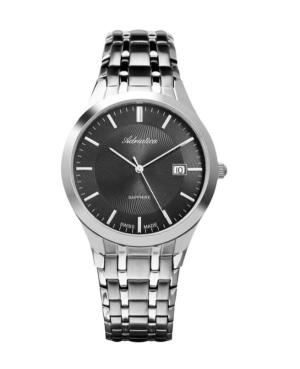 Men Classic Analog Klassisch Swiss Quartz Watch ADRIATICA Schwarz Dial 40mm A1236.5114Q