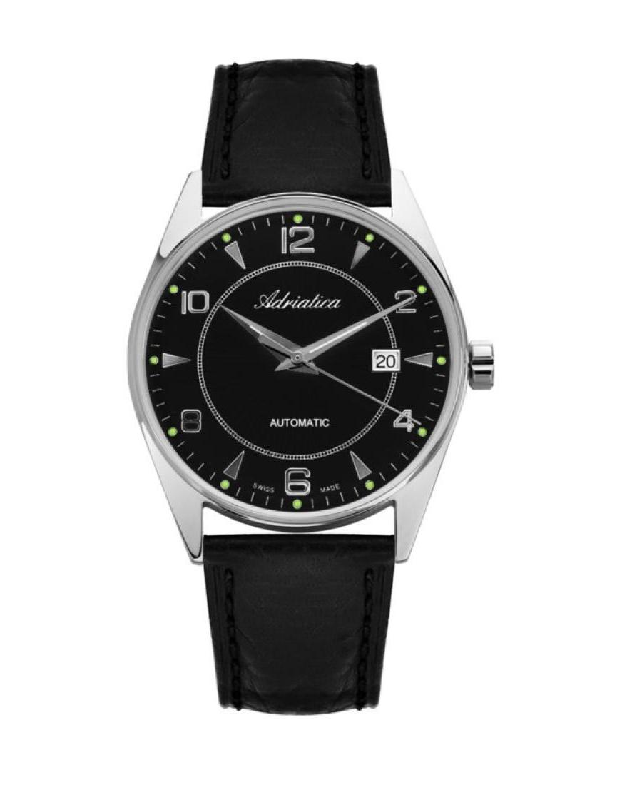 Mężczyźni Classic Analog Szwajcar automatyczny Zegarek ADRIATICA Czarny Wybierz A8142.5254A
