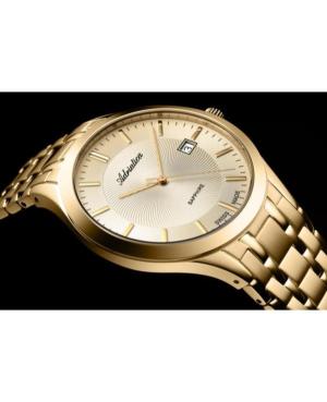 Men Classic Analog Klassisch Swiss Quartz Watch ADRIATICA Gold color Dial 40mm A1236.1111Q image 4