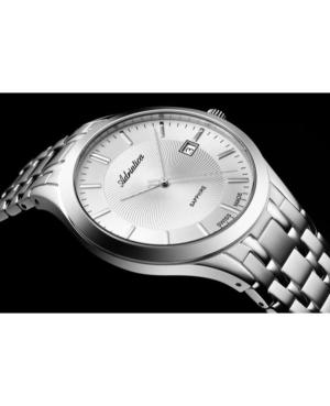 Men Classic Analog Swiss Quartz Watch ADRIATICA Silver Dial 40mm A1236.5113Q image 3