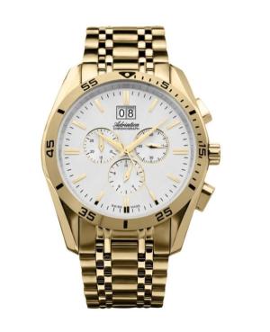Mężczyźni Classic Analog Szwajcar kwarcowy Zegarek Chronograf ADRIATICA Srebrna Wybierz A8202.1113CH