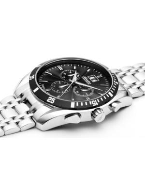Men Classic Analog Swiss Quartz Watch Chronograph ADRIATICA Schwarz Dial 45mm A8202.Y114CH image 1