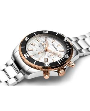 Men Classic Analog Swiss Quartz Watch Chronograph ADRIATICA Silver Dial 45mm A1139.R113CH image 1