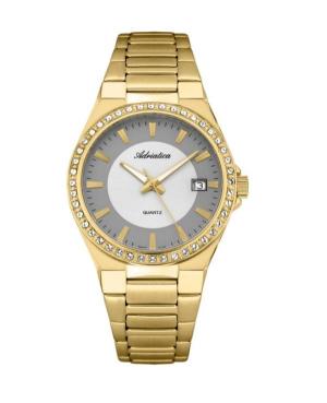 Moteriškas Classic Analog Swiss Kvarcinis Watch ADRIATICA Sidabras Dial 39.3mm A3804.1113QZ