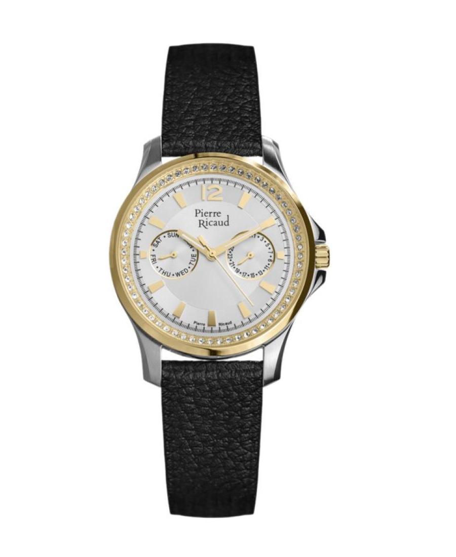 Women Classic Analog Quartz Watch PIERRE RICAUD Silver Dial P21049.2253QFZ2