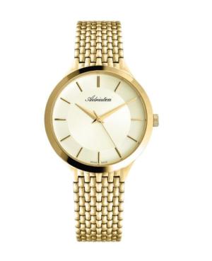 Men Classic Analog Swiss Quartz Watch ADRIATICA Gold color Dial A1276.1111Q