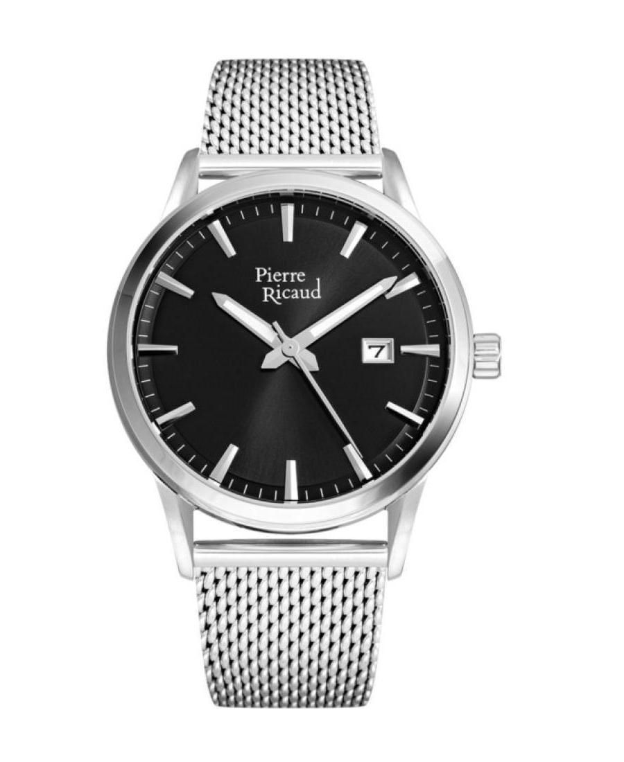 Mężczyźni Classic Analog kwarcowy Zegarek PIERRE RICAUD Czarny Wybierz P97201.5114Q