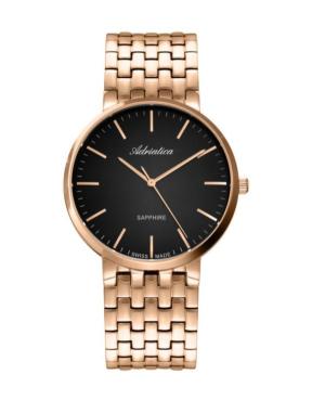 Vyriškas Classic Analog Swiss Kvarcinis Watch ADRIATICA Juodas Dial 40mm A1281.9116Q