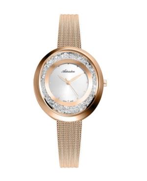 Women Classic Analog Swiss Quartz Watch ADRIATICA Silver Dial A3771.9143QZ