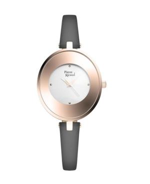 Women Classic Analog Quartz Watch PIERRE RICAUD Silver Dial P22050.9G43Q/T