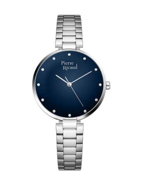 Women Classic Analog Quartz Watch PIERRE RICAUD Modrá Dial 35mm P22057.5145Q