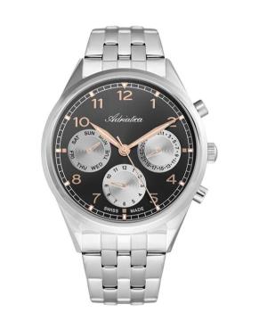 Mężczyźni Classic Analog Szwajcar kwarcowy Zegarek ADRIATICA Czarny Wybierz A8259.51R4QF