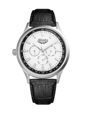 Men Classic Analog Swiss Quartz Watch ADRIATICA Silver Dial A8252.5213QF