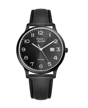 Men Classic Analog Quartz Watch PIERRE RICAUD Schwarz Dial 40mm P91028.B224Q