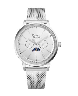 Mężczyźni Classic Analog kwarcowy Zegarek PIERRE RICAUD Srebrna Wybierz P97258.5113QF/T