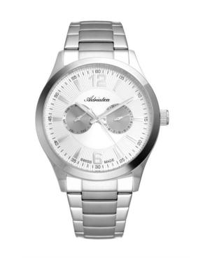 Mężczyźni Classic Analog Szwajcar kwarcowy Zegarek ADRIATICA Srebrna Wybierz A8257.5153QF