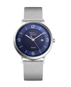 Мужские Классические Аналоговые Кварцевые Часы PIERRE RICAUD Синий Циферблат 40mm P60023.5155Q