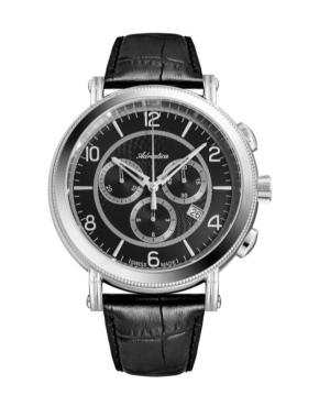 Mężczyźni Classic Analog Szwajcar kwarcowy Zegarek Chronograf ADRIATICA Czarny Wybierz A8294.5254CH