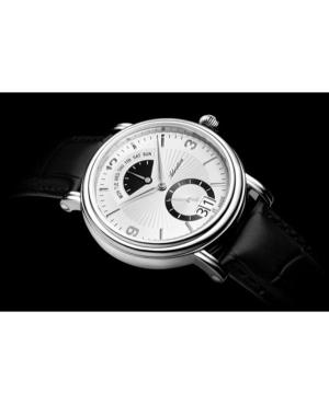 Men Classic Analog Swiss Quartz Watch ADRIATICA Silver Dial 45mm A1194.5253QF image 4