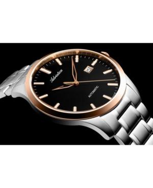 Men Classic Analog Swiss Automatic Watch ADRIATICA Schwarz Dial 24mm A8277.R114A image 4