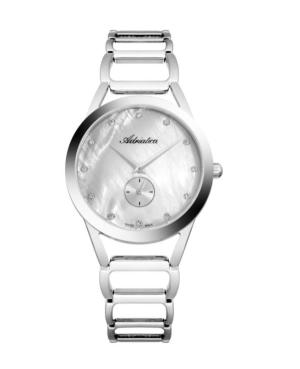 Women Classic Analog Swiss Quartz Watch ADRIATICA Silver Dial 34mm A3725.514FQ