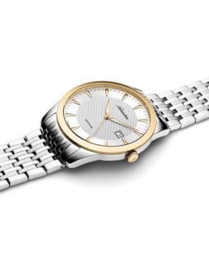 Men Classic Analog Klasické Swiss Quartz Watch ADRIATICA Silver Dial 40mm A1288.2113Q image 2