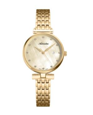 Kobiety Classic Analog Szwajcar kwarcowy Zegarek ADRIATICA Złoty kolor Wybierz 32.1mm A3736.114SQ