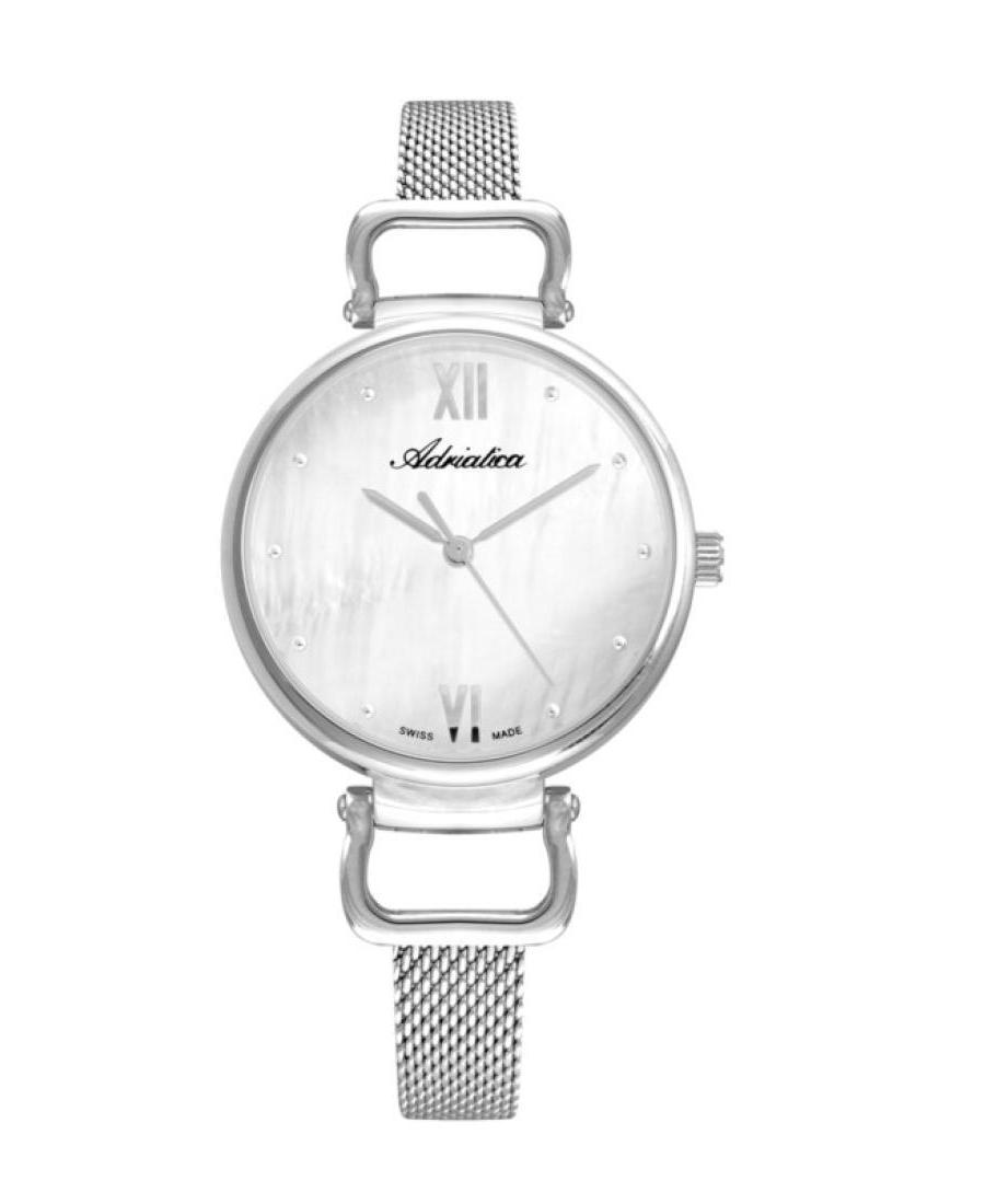 Women Classic Analog Swiss Quartz Watch ADRIATICA Blau Dial 30mm A3745.518FQ