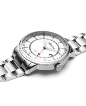Men Classic Analog Swiss Quartz Watch ADRIATICA Silver Dial 24mm A8307.5113Q image 1