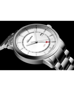 Men Classic Analog Swiss Quartz Watch ADRIATICA Silver Dial 24mm A8307.5113Q image 4