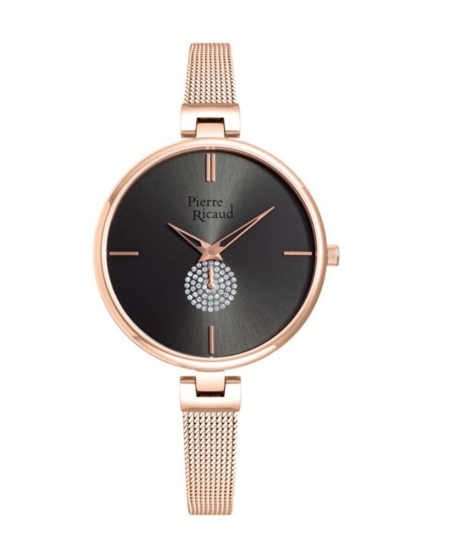 Women Classic Analog Quartz Watch PIERRE RICAUD Silver color Dial 36mm P22108.9117Q