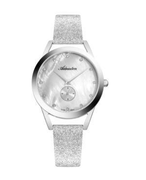 Kobiety Classic Analog Szwajcar kwarcowy Zegarek ADRIATICA Srebrna Wybierz 34mm A3725.524FQ