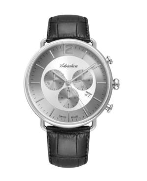 Mężczyźni Classic Analog Szwajcar kwarcowy Zegarek Chronograf ADRIATICA Srebrna Wybierz A8299.5253CH