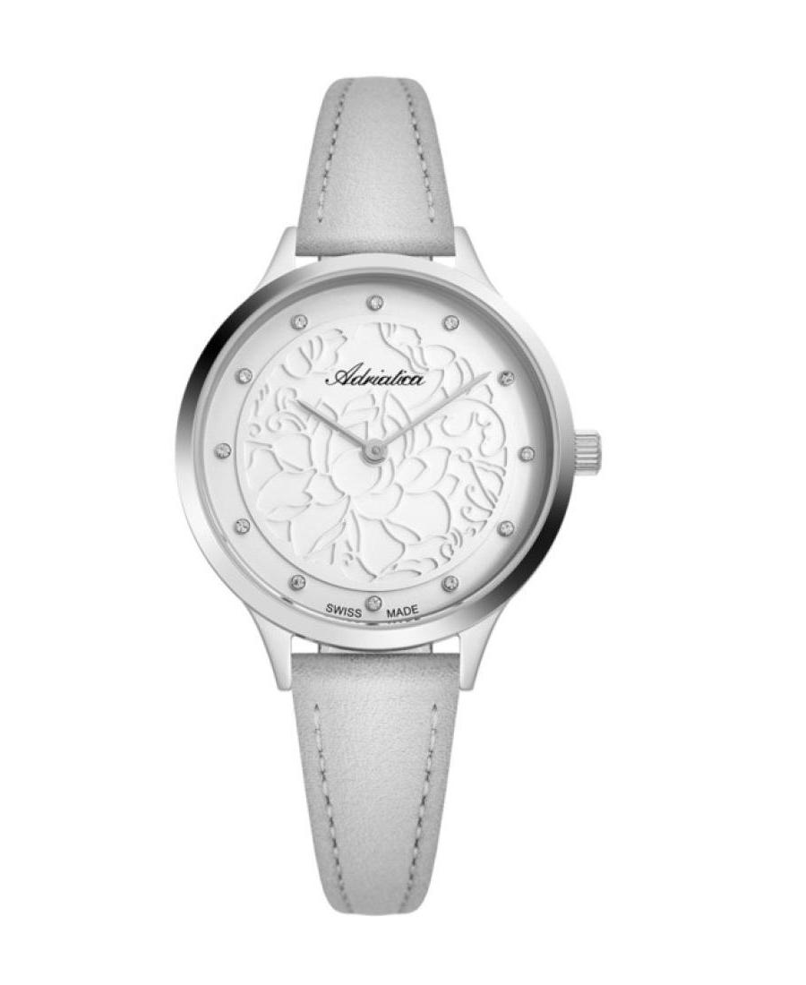 Moteriškas Classic Analog Swiss Kvarcinis Watch ADRIATICA Sidabras Dial 34mm A3572.5243QN
