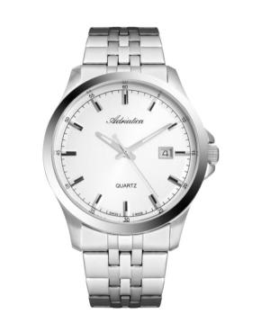 Mężczyźni Classic Analog Szwajcar kwarcowy Zegarek ADRIATICA Srebrna Wybierz A8304.5113QA