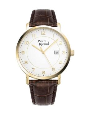 Mężczyźni Classic Analog kwarcowy Zegarek PIERRE RICAUD Srebrna Wybierz 42mm P97229.1B23XLQ