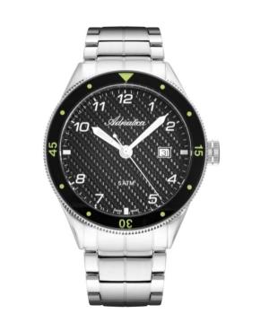 Men Classic Analog Swiss Quartz Watch ADRIATICA Silver color Dial A8322.5157Q