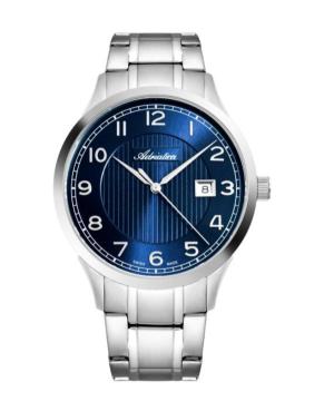 Men Classic Analog Klassisch Swiss Quartz Watch ADRIATICA Blau Dial 42mm A8316.5125Q