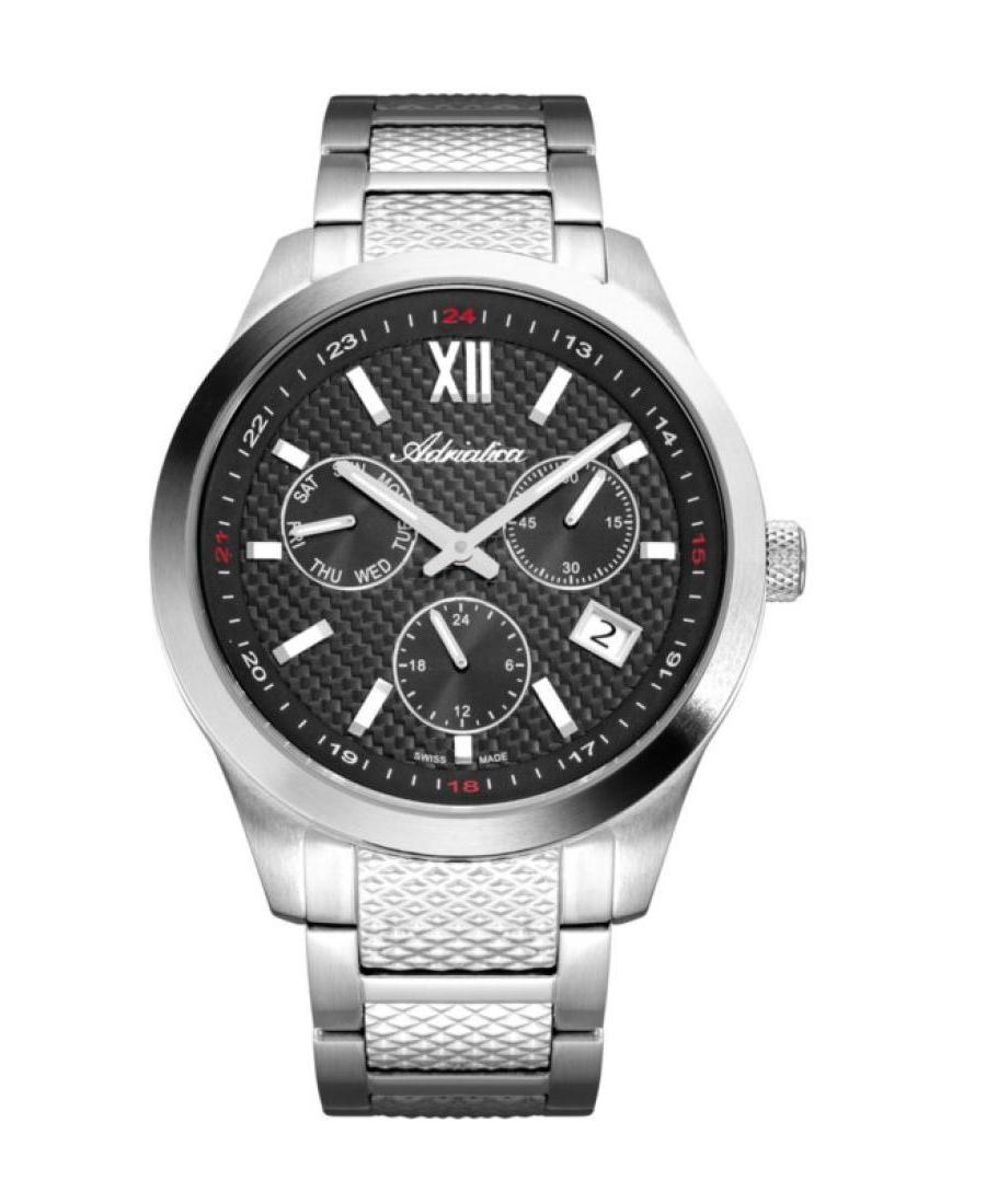 Mężczyźni Classic Analog Szwajcar kwarcowy Zegarek ADRIATICA Kolor srebrny Wybierz A8324.5167QF