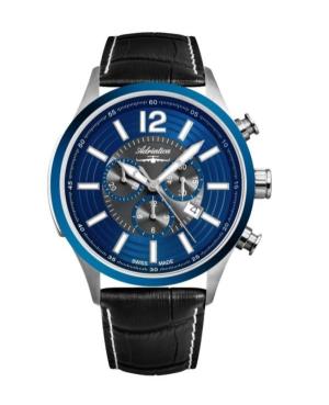 Mężczyźni Classic Analog Szwajcar kwarcowy Zegarek Chronograf ADRIATICA Niebieska Wybierz 47mm A8188.T255CH