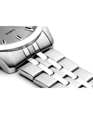 Men Classic Analog Klasické Swiss Quartz Watch ADRIATICA Silver color Dial 42mm A8304.5117QA image 3